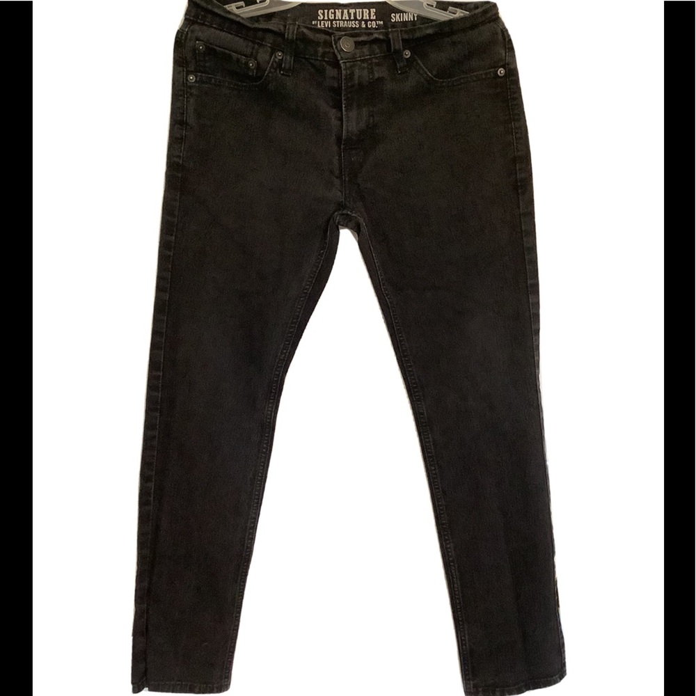 Signature by Levi’s Strauss raw black jeans 30x30